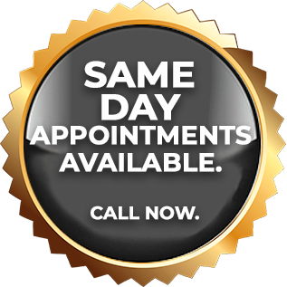 Same Day Appointments!